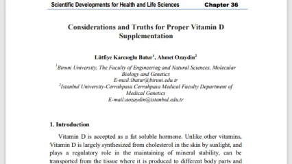Considerations and Truths for Proper Vitamin D  Supplementation